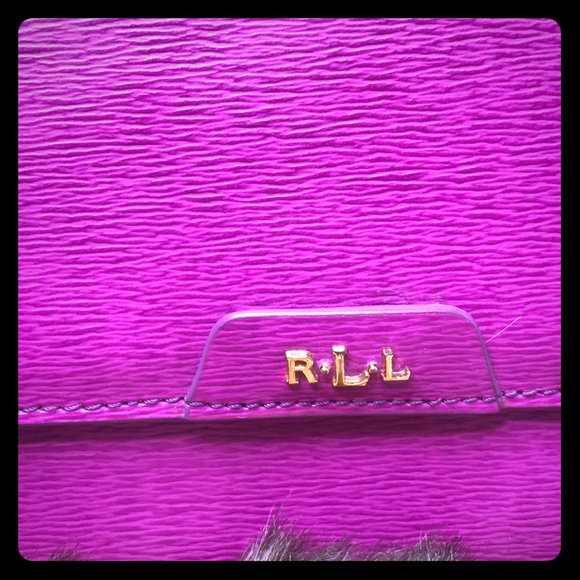 Ralph Lauren Purse with luxurious gold hardware - Picture 5 of 8